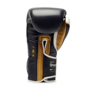 Rękawice bokserskie SHOCK model niebieskie Leone 1947-14OZ - 4