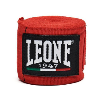 Bandaże bokserskie Leone1947 RED - czerwone o długości 3,5 m - 2