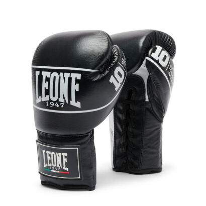 Rękawice bokserskie Leone Shock Pro czarny -12OZ
